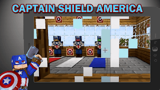 Captain Shield Mod สำหรับ MCPE ภาพหน้าจอ 1