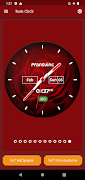 Rose clock live wallpaper screenshot 2