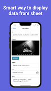 Sheets to App स्क्रीनशॉट 1