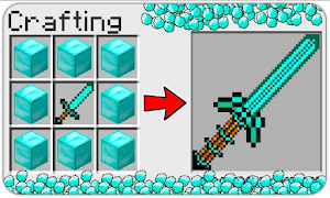 Elingo Custom Sword Mod for Minecraft PE poster