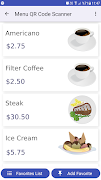 Menu Qr Code Scanner screenshot 2