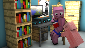 Peppa Pig Minecraft Addon تصوير الشاشة 1