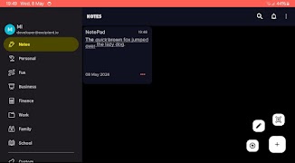 برنامه‌نما NotePad: Notes, Scanner عکس از صفحه