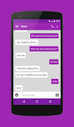 EvolveSMS - Simple Purple syot layar 2