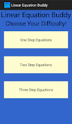 Linear Equation Buddy постер