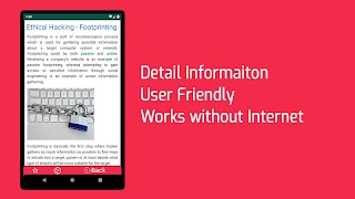 Ethical Hacking Books Free App captura de pantalla 6