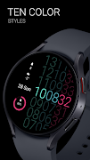 Numbers Pixel Watch Face screenshot 2