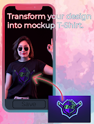 T-Shirt Design & Mockup Maker poster