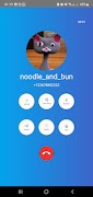 noodle and bun Fake Video Call screenshot 1