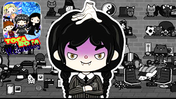 Toca BocaBoca Wednesday Addams screenshot 3