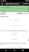 Equation System Solver スクリーンショット 3