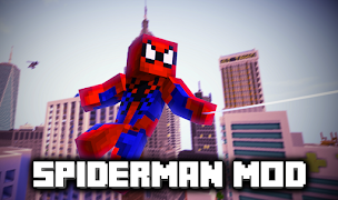 Minecraft mod SpiderMan PE スクリーンショット 1