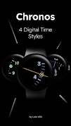Chronos - Minimal Watch Face screenshot 2
