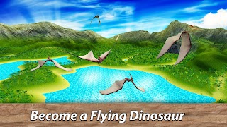 برنامه‌نما Jurassic Pterodactyl Simulator عکس از صفحه