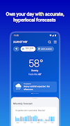 برنامه‌نما 1Weather Forecasts & Radar عکس از صفحه