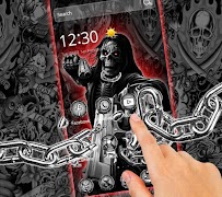 برنامه‌نما Horror Devil Death Skull Theme عکس از صفحه