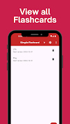 Simple Flashcard স্ক্রিনশট 1