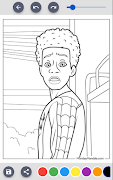 Miles Morales Coloring Game plakat