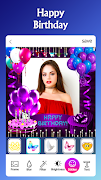 Happy Birthday Photo Frame syot layar 5