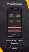 PHYSICS E QUIZ screenshot 6