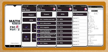 Math Notes Class 12(FSc Part2) 포스터