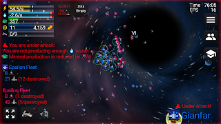 3 Schermata Final Flight : Colonies