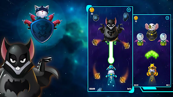 Cat Invaders Galaxy Attack постер