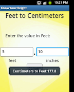 Know Your Height imagem de tela 5