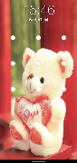 vergrendelscherm teddybeerpatroon-poster