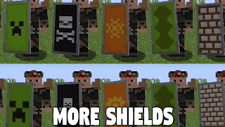 More Shields Mod Minecraft PE 截图 1