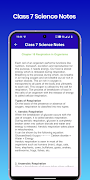 Class 7 Science Notes تصوير الشاشة 4