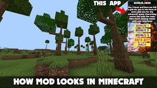 برنامه‌نما Dynamic Trees Mod Minecraft PE عکس از صفحه