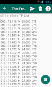 Thor Frequency List captura de pantalla 7