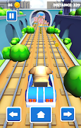 Fun puppy run-poster