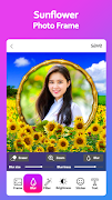 1 Schermata Sunflower Photo Frame