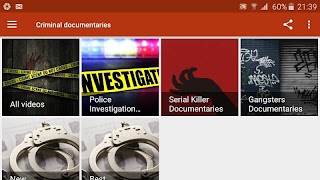 برنامه‌نما Criminal documentaries عکس از صفحه