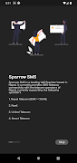 Sparrow sms اسکرین شاٹ 1