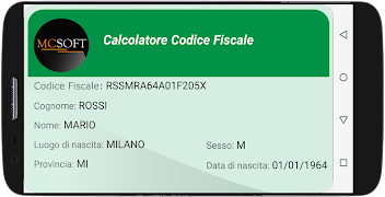 Calcolatore Codice Fiscale screenshot 4