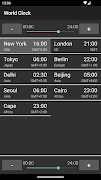 World Clock & Widget স্ক্রিনশট 4