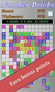 Number Bricks Puzzle imagem de tela 3
