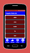 Irregular Verbs List syot layar 1