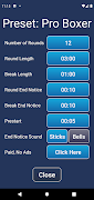 برنامه‌نما Boxing iTimer عکس از صفحه