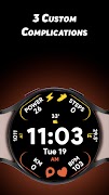برنامه‌نما Arc Dial Two - Watch face عکس از صفحه