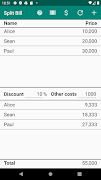 Split Bill screenshot 1