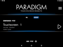 Paradigm Touchscreen Remote ภาพหน้าจอ 2