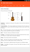 Basic Guitar Lessons تصوير الشاشة 4