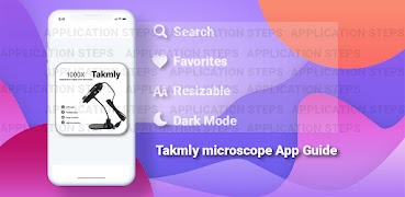 Takmly microscope App Guide ảnh chụp màn hình 6