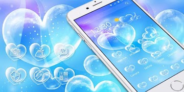거품 테마를 사랑 스크린샷 1