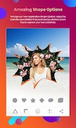 1 Schermata Photo Shape, custom DP maker