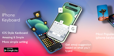 iPhone Keyboard : iOS Keyboard Affiche